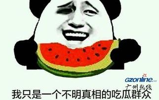 做个吃瓜群众的意思